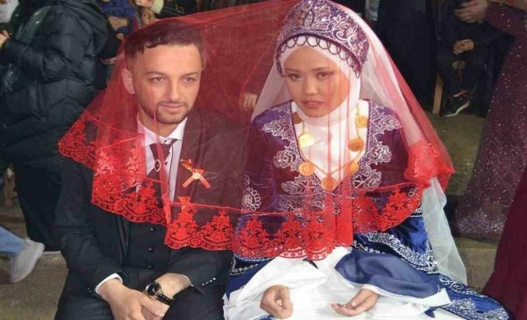 Een bruid kwam vanuit Indonesië naar Denizli voor de Turkse jongeman die ze op sociale media ontmoette