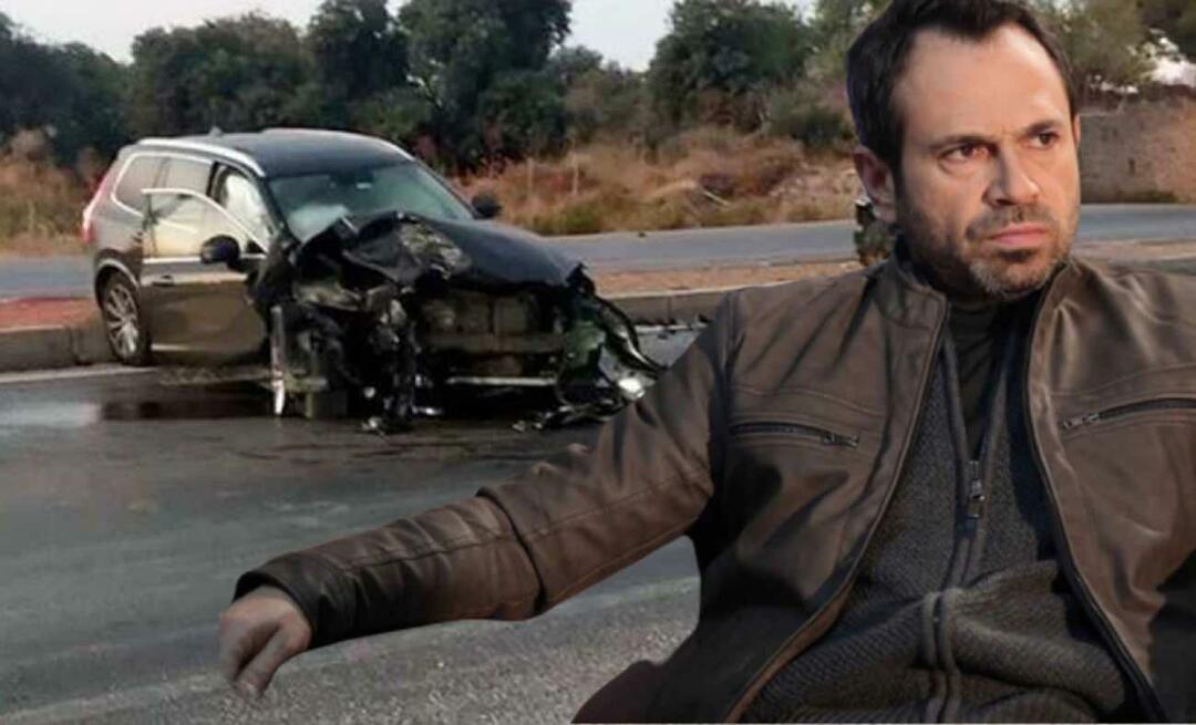 Olgun Şimşek heeft een verkeersongeval gehad! De gezondheidstoestand van de beroemde acteur...