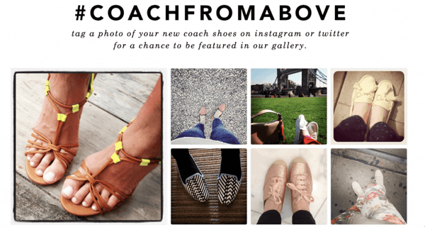 Coach gebruikte crowdsourcing om betrokkenheid en verkoop te stimuleren.