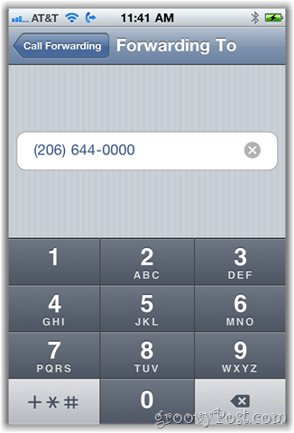 iphone doorverbinden optie screenshot
