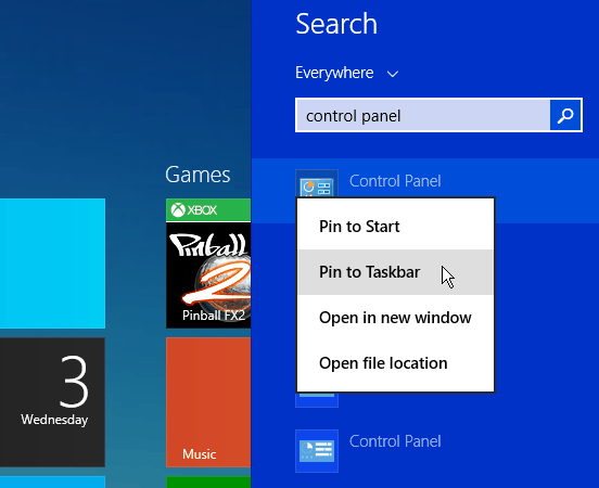 Windows 8.1 Zoeken
