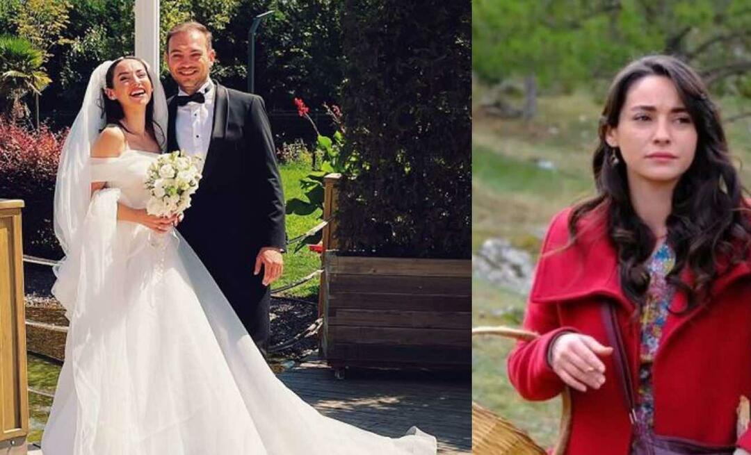 Nazlı Pınar Kaya, Cemile van de berg Gönül, is getrouwd! Zijn co-ster liet hem niet met rust