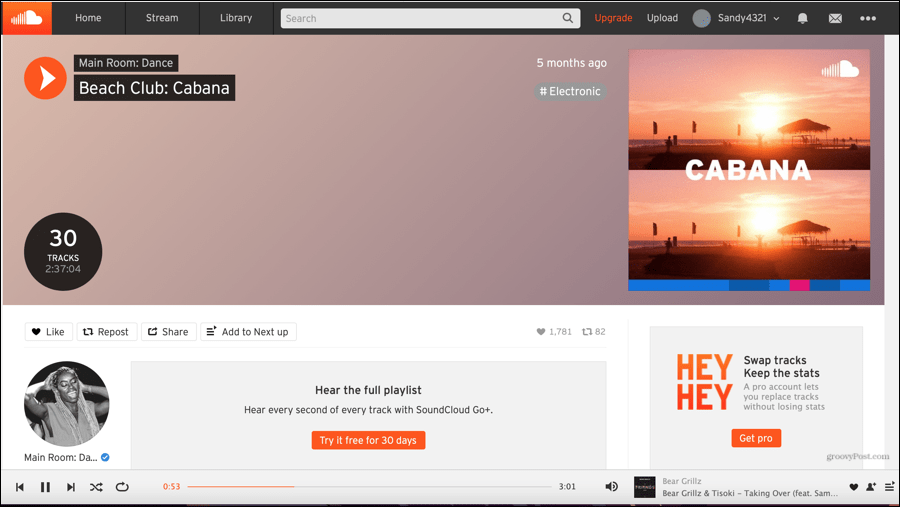 SoundCloud online luisteren