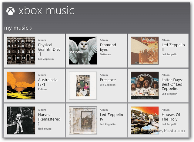 My Music Xbox Music-app