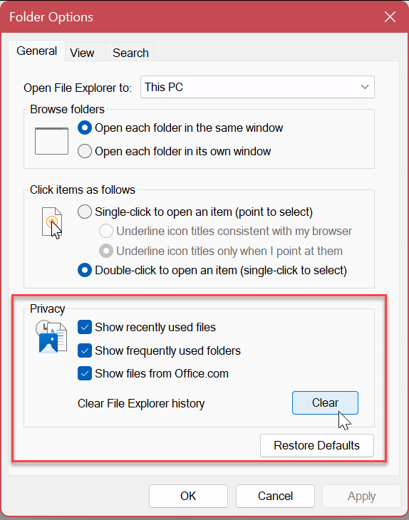 Fix Quick Access-menu ontbreekt 