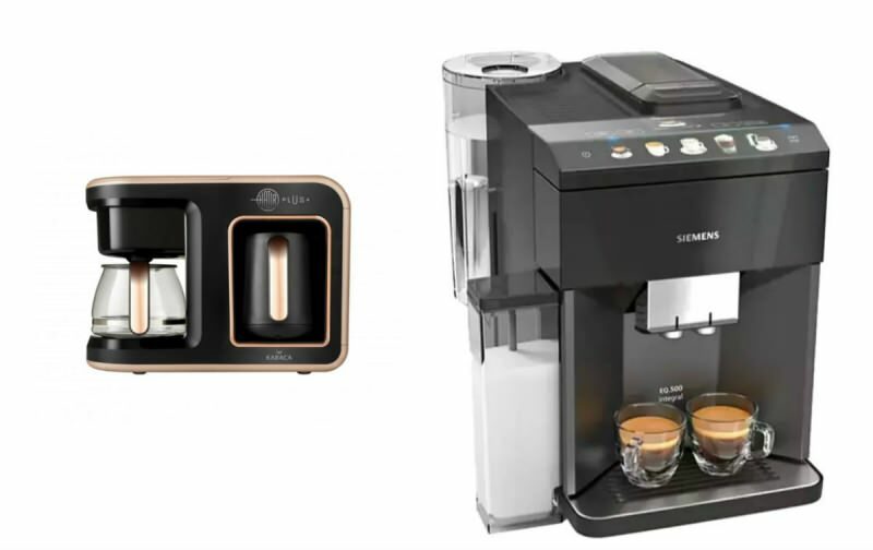 Koffiemachinemodellen met meerdere functies