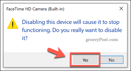 Bevestigen dat een apparaat is uitgeschakeld in Apparaatbeheer op Windows 10