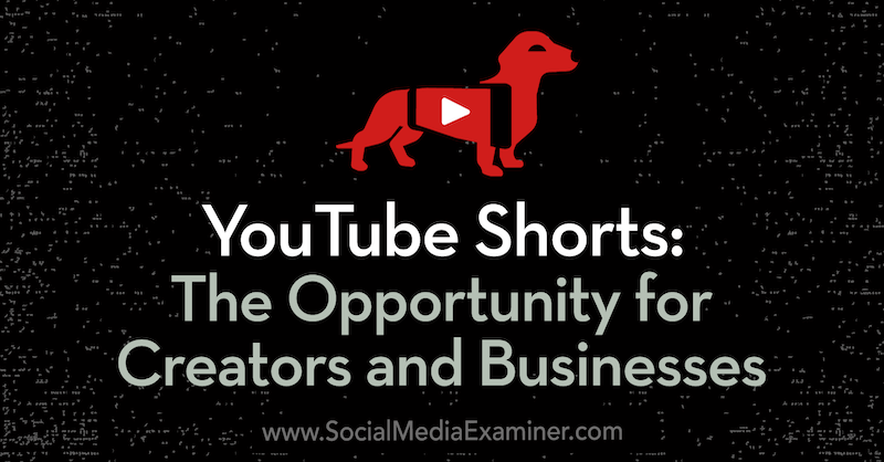 YouTube-short: The Opportunity for Creators and Businesses met inzichten van Derral Eves op de Social Media Marketing Podcast.