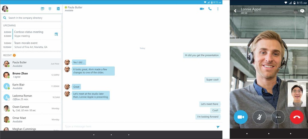 Microsoft brengt Skype voor Bedrijven voor Android uit