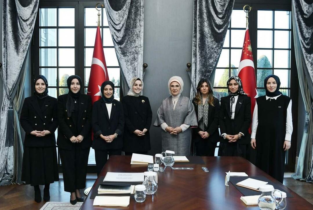 Emine Erdoğan had een ontmoeting met het MUSIAD Vrouwencomité