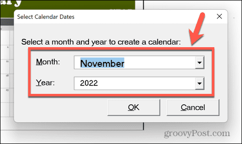 excel kalender data