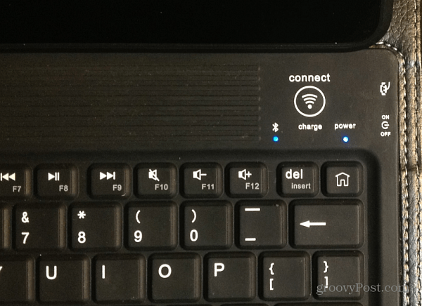 Schakel Bluetooth-toetsenbord in