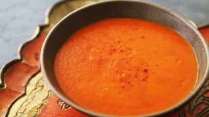 Heerlijk recept voor rode pepersoep