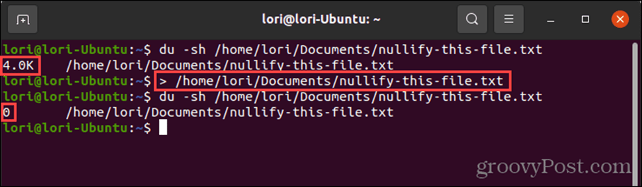 Omleiden naar null in Linux