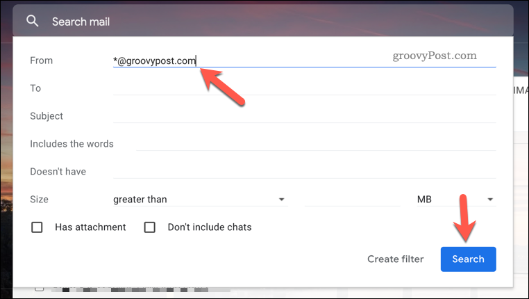 Een nieuwe filterregel maken in Gmail