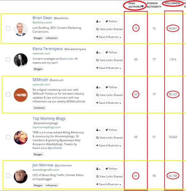 buzzsumo trefwoord zoekresultaten inhoud