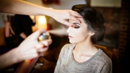 Hoe maak je make-up stabilisator-spray thuis?