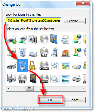 zoek het imageres.dll-bestand in Windows 7