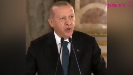 President Erdoğan: De kunstenaars die hun politieke kant in de polemiek staken, maakten ons van streek