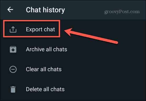 whatsapp exportchat