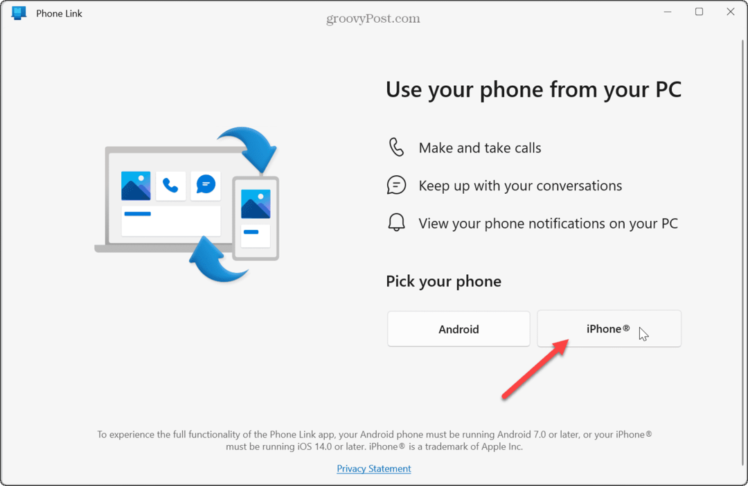 Verbind uw iPhone met Windows 11