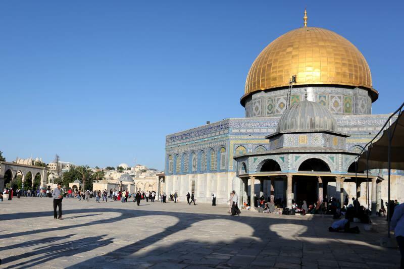 Masjid al-Aqsa bereidde zich voor op de ramadan met het vrijwilligerswerk van honderden Palestijnen