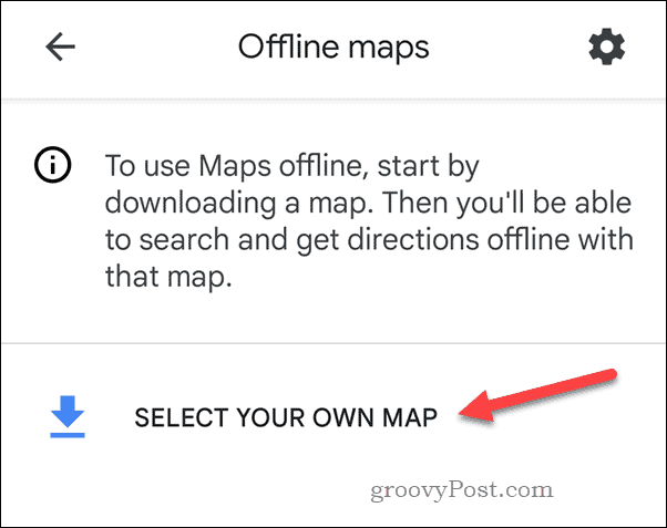 Een offline Google Maps-kaart maken