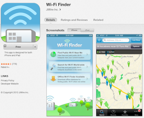 wifi-zoeker-app
