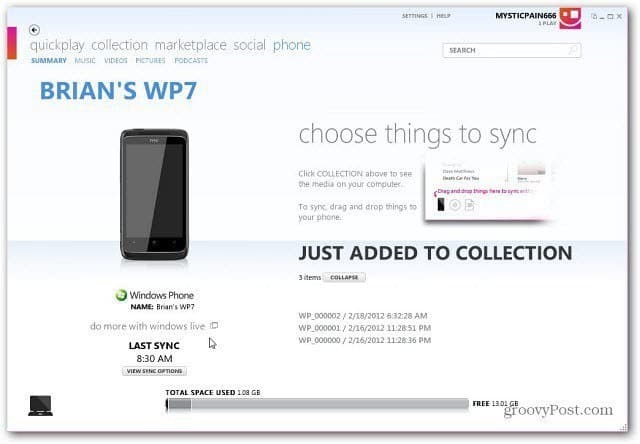 Werk Windows Phone 7 bij met Zune-software