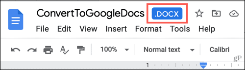 Word-bestand in Google Documenten