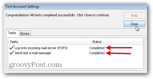 Outlook 2010 SMTP POP3 IMAP-instellingen - 09