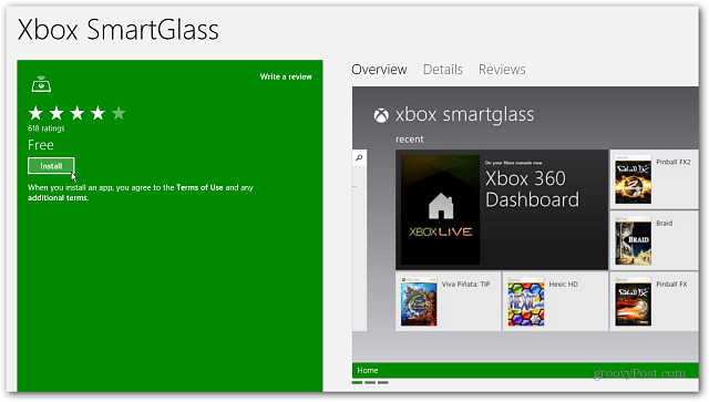 Installeer Xbox SmartGlass