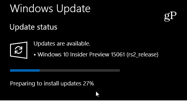 Windows 10 Insider Build 15061 is de derde pc-preview-build deze week