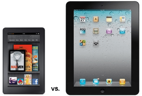 Amazon en Apple: hoe de Kindle Fire-tablet en iPad 2 vergelijken op specificaties