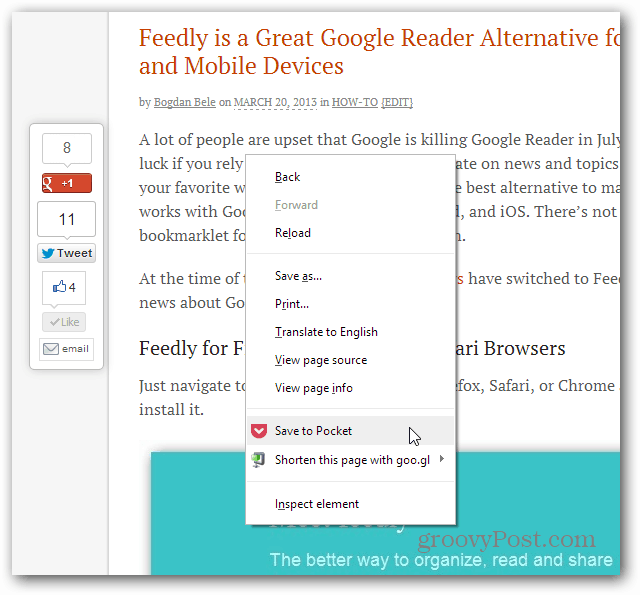 Hoe het oude rechtsklikmenu van Google Chrome terug te krijgen