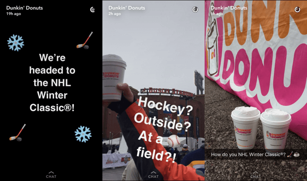 Verwerk verteltechnieken in je Snapchat-verhalen.