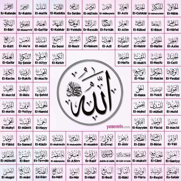 De namen van Allah (Asmaul Husna)