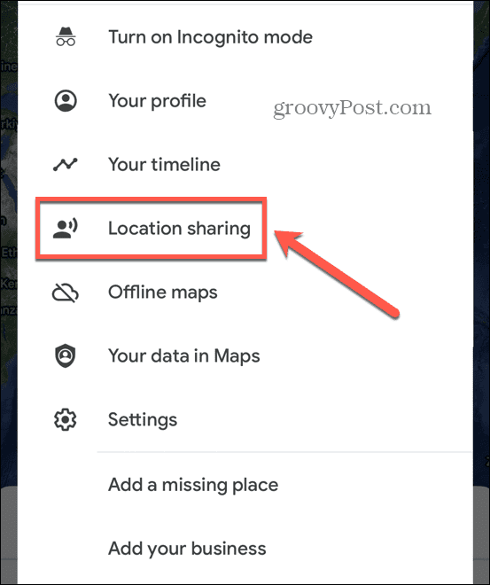 google maps locatie delen