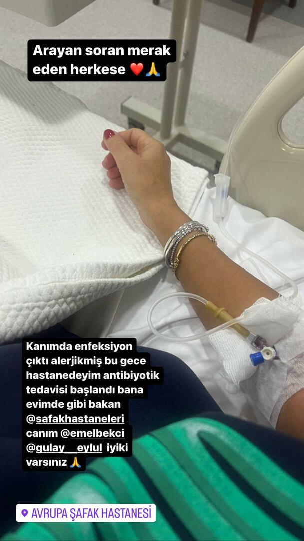 Ozlem Yildiz heeft een infectie in haar bloed