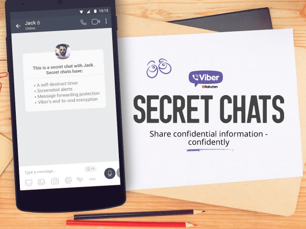 De mobiele berichten-app, Viber, heeft een Snapchat-achtige update uitgebracht voor zijn service genaamd Secret Chats.