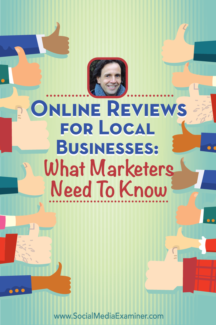 Online beoordelingen voor lokale bedrijven: wat marketeers moeten weten: Social Media Examiner
