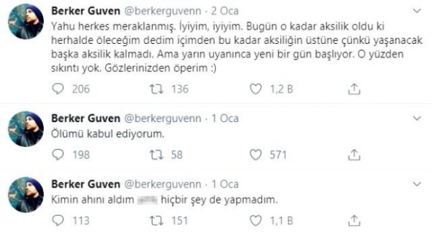 Berker Güven had angstaanjagende momenten met het bericht "Ik accepteer de dood"