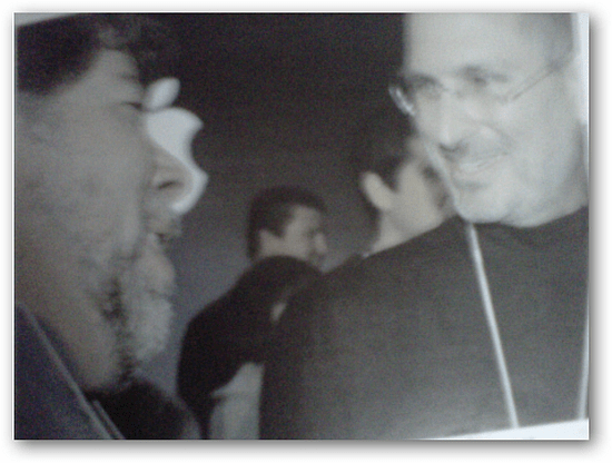 Steve Jobs en Woz