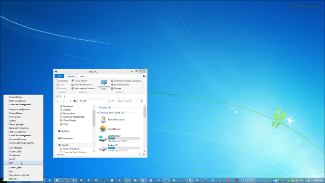 Windows 8.1 Bureaubladachtergrond