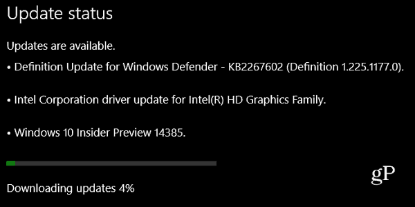 Windows 10 Preview Build 14385 uitgebracht voor pc en mobiel