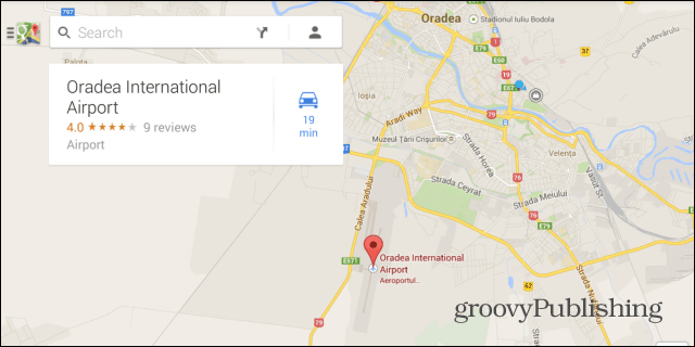 Google Maps slaat kaarten op
