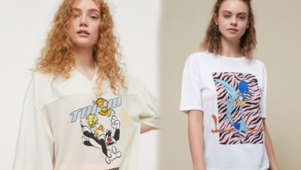 De meest stijlvolle T-shirts met personages uit Looney Tunes! T-shirtmodellen met print