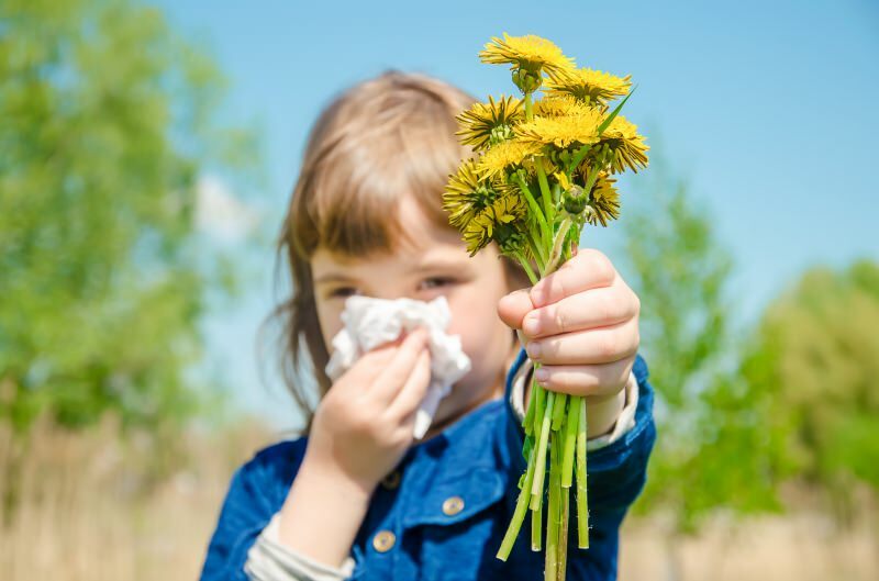Lente allergiesymptomen bij baby's en kinderen!