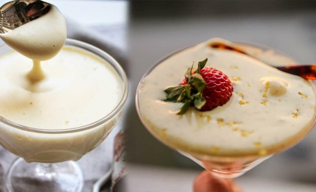 Wat is Sabayonsaus en hoe wordt Sabayonsaus gemaakt? Zabaglione tiramisusaus