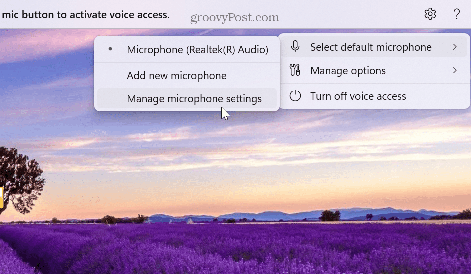 Spraaktoegang inschakelen en gebruiken op Windows 11